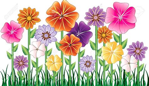 Flowers Cartoon Stock Vector Illustration And Royalty Free Flowers ...