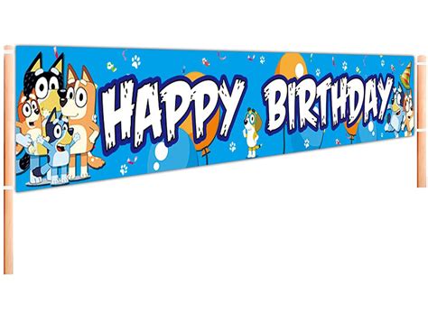 Bluey Cartoon Happy Birthday