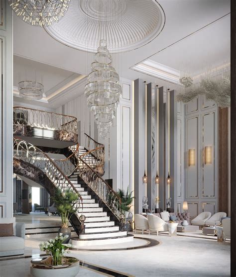 LUXURY HALL DESIGN on Behance Luxury Mansions Interior, Luxury Houses Mansions, Mansion Interior ...