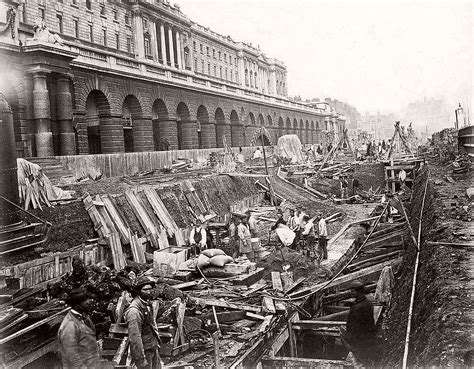 Vintage: London Underground Construction (Victorian Era) | MONOVISIONS