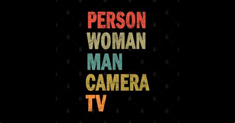 Person Woman Man Camera TV - Person Woman Man Camera Tv - T-Shirt | TeePublic