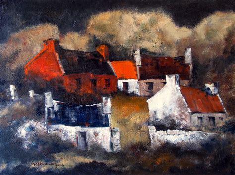 West Of Ireland Farm by Irish Contemporary Artist Val BYRNE