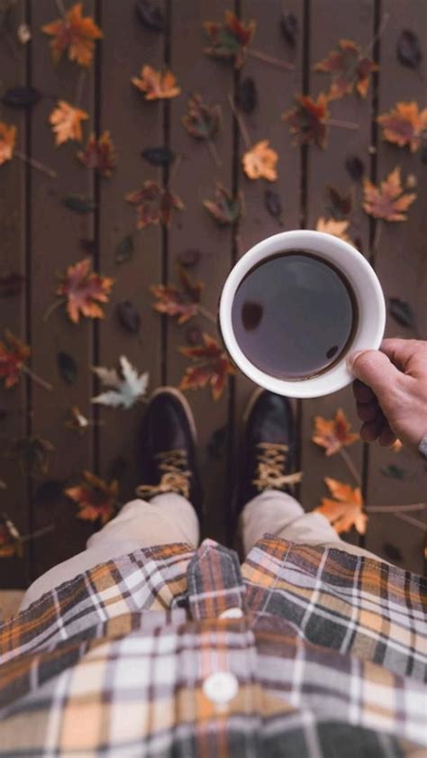 Autumn Coffee ☕ Aesthetic Background Wallpaper. Fall Aesthetic ...