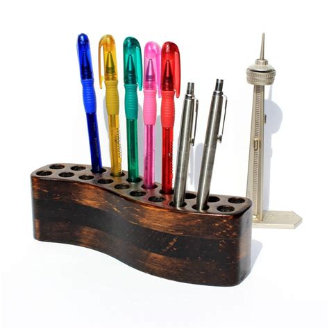 18+ Wooden Desk Pen Holder - Vivo Wooden Stuff