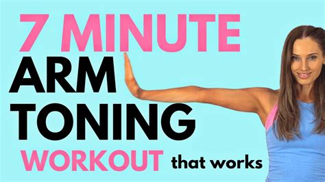 Arm Workout for Women - 7 Minute Workout - No Equipment all Standing ...