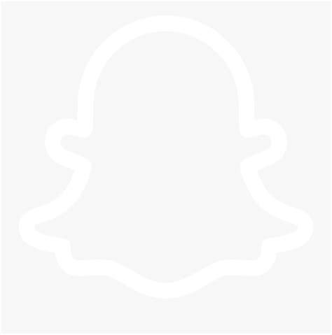 Snapchat Logo Png White - Social Media Bar White Png , Free Transparent ...