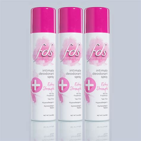 FDS Hypoallergenic Intimate Deodorant Spray, Extra Strength 2 Ounce (3 ...