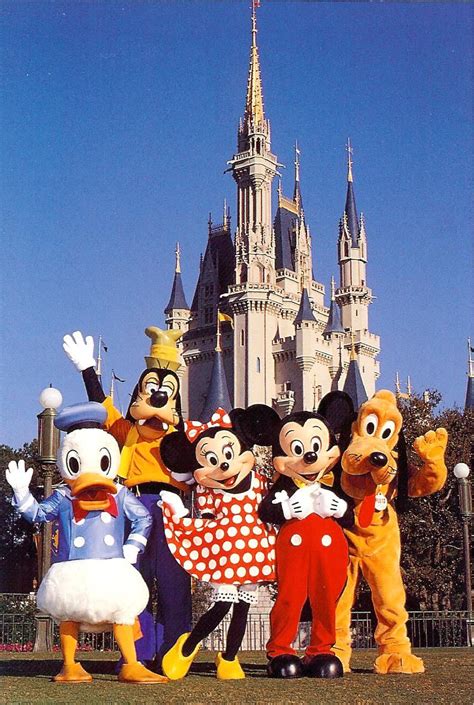 Disney Fab Five | Disney world characters, Disney world, Disney art