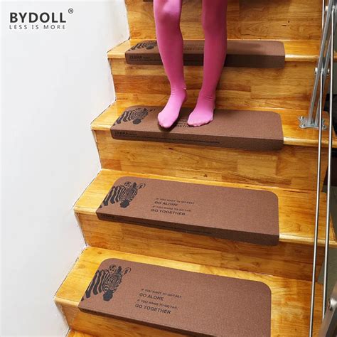 BYDOLL Stair Mat Step Pad Keep Warm Floor Mat Easy Clean Stairs Door ...