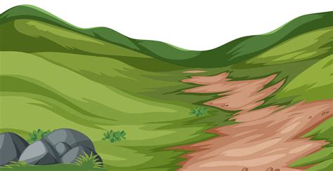 Hand Drawn Cartoon Hillside Png Vector Psd And Clipart With | The Best ...