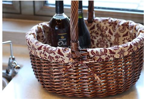Handmade wicker household decorations Wicker basket of fruit Brown retro basket Weaving crafts ...