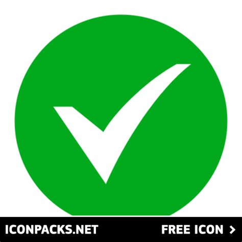 Free Green Check Mark Approval SVG, PNG Icon, Symbol. Download Image.