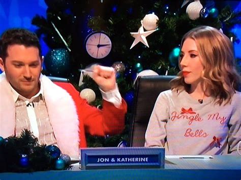 Katherine with Jon Richardson on 8 Out Of 10 Cats Does Countdown ...