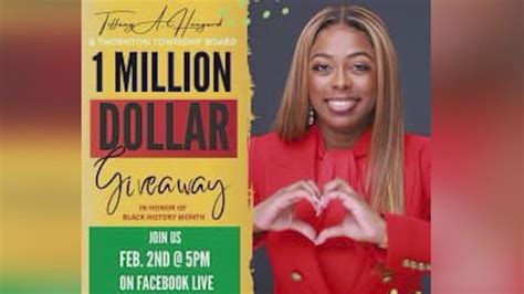 Dolton Mayor Tiffany Henyard announces $1 million giveaway for Black ...