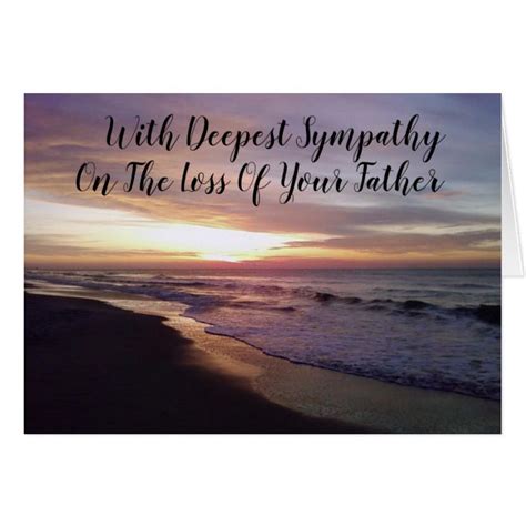 ***LOSS OF YOUR FATHER*** SYMPATHY AND HEALING CARD | Zazzle.com | Father sympathy, Sympathy ...