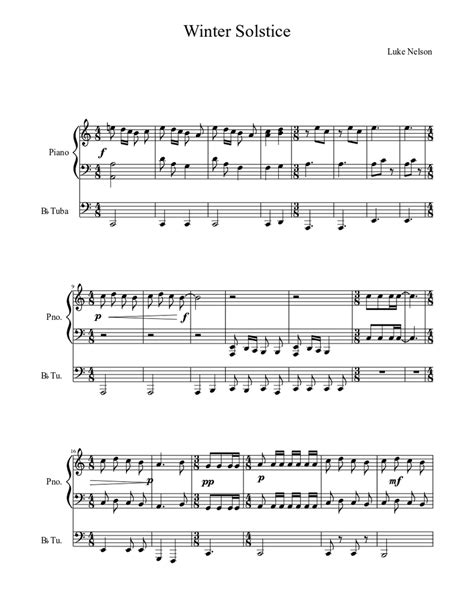 Winter Solstice Sheet music | Download free in PDF or MIDI | Musescore.com