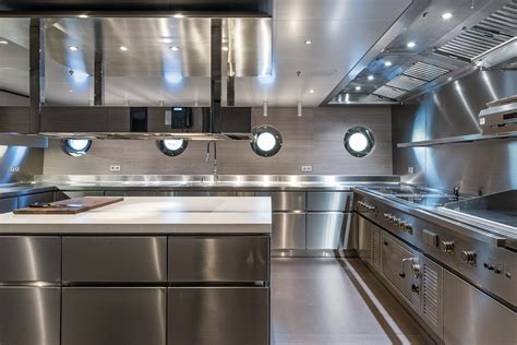 84M CUSTOM SUPERYACHT - Galley – Luxury Yacht Browser | by CHARTERWORLD Superyacht Charter