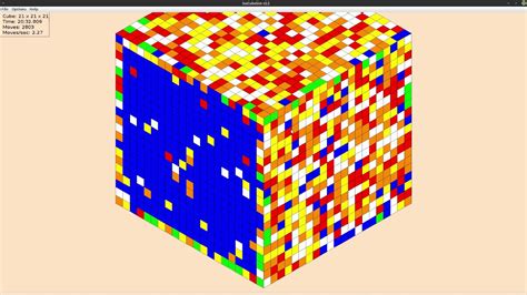 21x21 Rubik's cube in 1:05:30.341 - YouTube