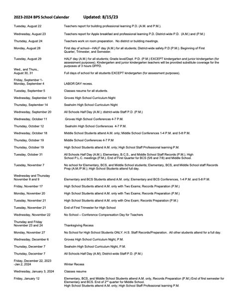 See the Birmingham Public Schools 2023-2024 Academic Calendar ~ Hustler