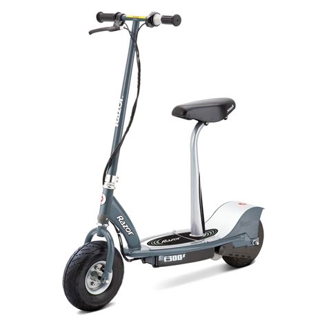 Razor® 13116214 - E300S Electric Scooter with Detachable Seat, Gray
