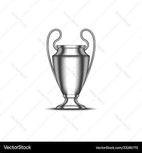 Uefa champions league cup football trophy Vector Image