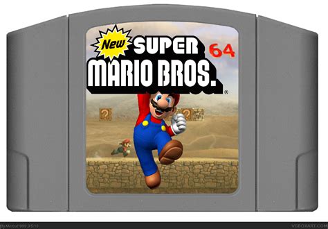 New Super Mario Bros 64 Nintendo 64 Box Art Cover by Mercut1999