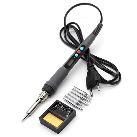 Aliexpress.com : Buy 220V 60W Adjustable Temperature Electric Soldering Iron Welding Solder ...