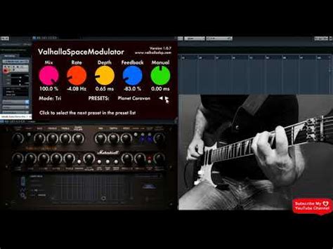 Valhalla DSP Space Modulator Guitar Sound Demo Full Preset Review ...