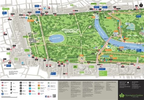 Kensington Gardens Map - London - Ontheworldmap.com