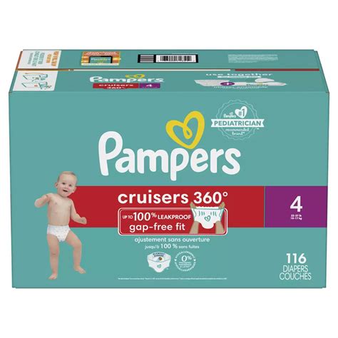 Pampers Cruisers 360 Diapers - Size 4 - Shop Diapers at H-E-B