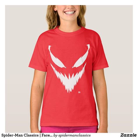 Spider-Man Classics | Face of Carnage T-Shirt | Zazzle | Shirts, Spiderman, Colorful shirts