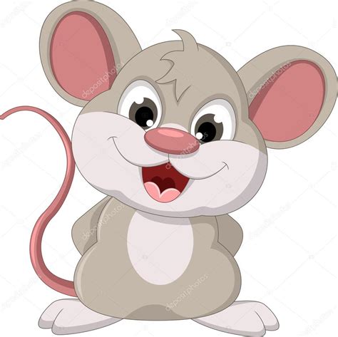 Carino mouse cartone animato posa - Grafica Vettoriale © starlight789 ...