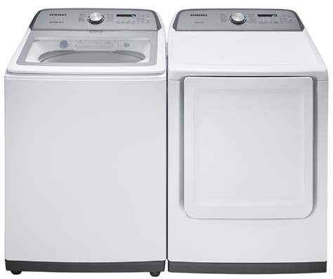 Shop Samsung Large Capacity Top-Load Washer & Electric Dryer Set at Lowes.com