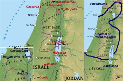 Ancient Israel Map Cities