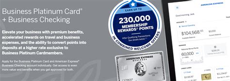 New Amex Business Platinum + Business Checking 200,000 Bonus Points (Targeted) - Ends 12/31/23