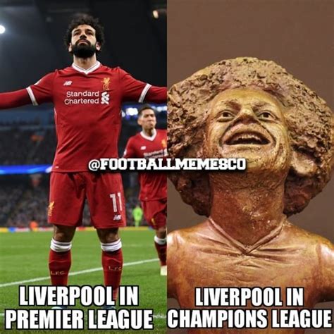 Liverpool in Premier League vs Champions League #LFC Messi Number, Liverpool Memes, Champion's ...