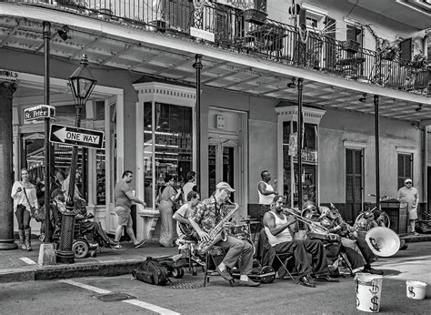 New Orleans Jazz 2 - Bw Photograph by Steve Harrington