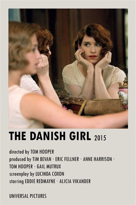 The Danish Girl - poster | İzlenecek filmler, Film afişi, Minimalist film posterleri