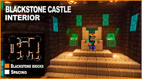 Minecraft: How to decorate a Blackstone Castle | Tutorial - YouTube