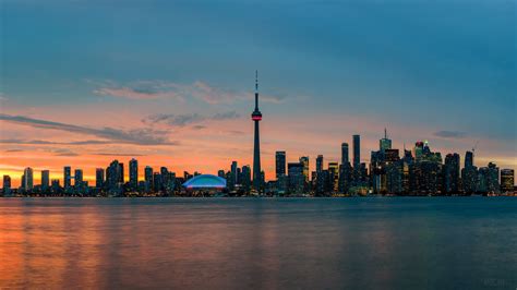 Toronto Skyline Wallpaper 4K