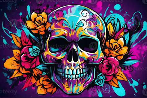 Skull Graffiti Background, Skull Graffiti Wallpaper, Skull Graffiti ...