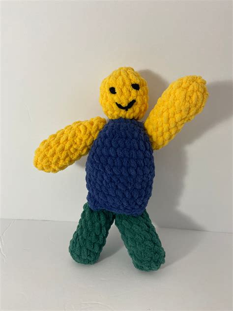 Roblox Noob Plushie With Poseable Arms 11-12 Inchs Noob - Etsy Australia