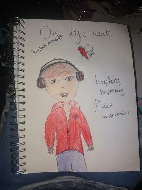 Did this realy bad fan art in hopes of Jack making a one life week💕💕 ...