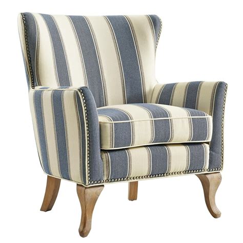 Woven Paths Accent Chair, Blue Stripe - Walmart.com - Walmart.com