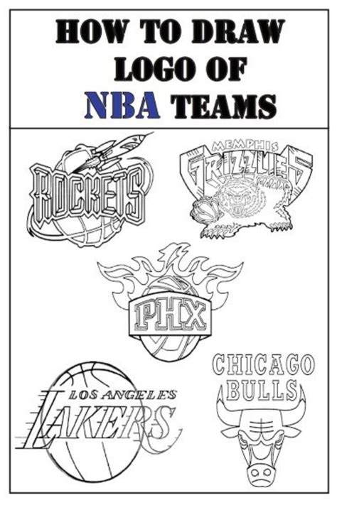 HOW TO DRAW LOGO OF NBA TEAMS : DRAW YOUR HISTORICAL BASKETBALL TEAM BY ...