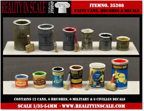 Paint Cans - Reality in Scale