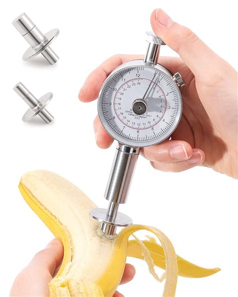 NEWTRY GY-3 Fruit Hardness Tester with 2 Types of Probes Fruit Firmness Penetrometer Sclerometer ...