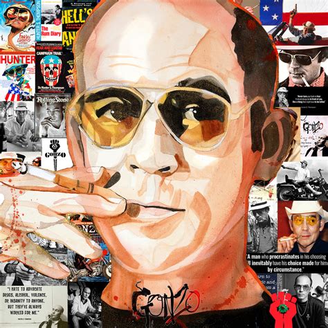 Hunter S. Thompson Art | William K. Stidham - heART Art