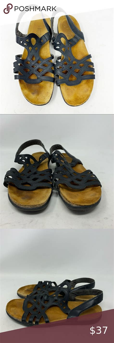 Naot flat strappy leather sandals | Strappy leather sandals, Leather ...