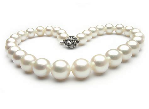 White South Sea Pearl Necklace, 13-15mm AA - Pearl Necklaces - Pearl Hours